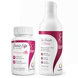 NutraBlast Boric Acid Suppositories Bundle with So Fresh & Clean | Supports Odor Control | Cleanses Discharge | Promotes Intimate Balance (30 Count & 10 fl oz)