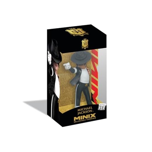 MINIX Bandai Figura de colección 12cm - Michael Jackson - Billy Jean - Coleccionables para Exhibición - Idea de Regalo - Juguetes para Niños Y Adultos - Fans De La Música (MN20775)