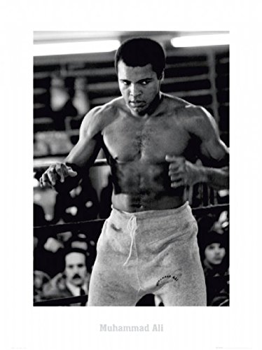 Affiche Muhammad Ali Champion poster motivation boxe pour bureau