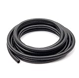La envoltura de alambre está cerrada, por lo que los cables no se deslizan. Si se necesita el tubo de alambre dividido, abre la manguera con unas tijeras. Fácil de cortar al tamaño que necesites, flexible para adaptarse al ángulo