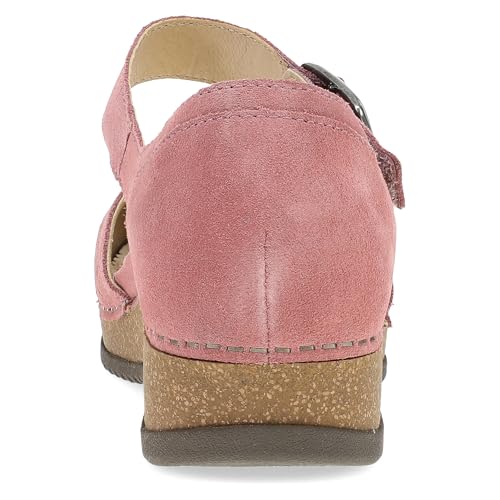 Image of Dansko Mae Mary Jane for Women - Dual-Density Cork /EVA Midsole and Lightweight Rubber Outsole Provide Durable and Comfortable Ride on Patented Stapled Construction