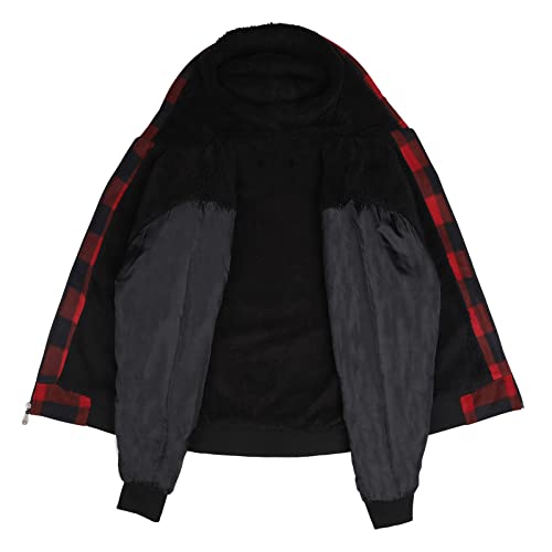 Image of Gary Com Heavyweight Sherpa Hoodies for Men, Thick Fleece Lined Full Zip Up Winter Warm Sweatshirts Work Jackets