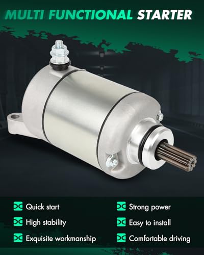 Image of SCITOO Starter Motor fit for Yamaha YFZ450 2004-2013,for Yamaha YFZ450V 2006-2007 Replacement Starter 18761N
