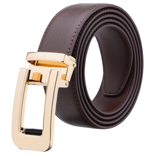 Image of Labnoft Men's PU Leather Auto-lock Belt