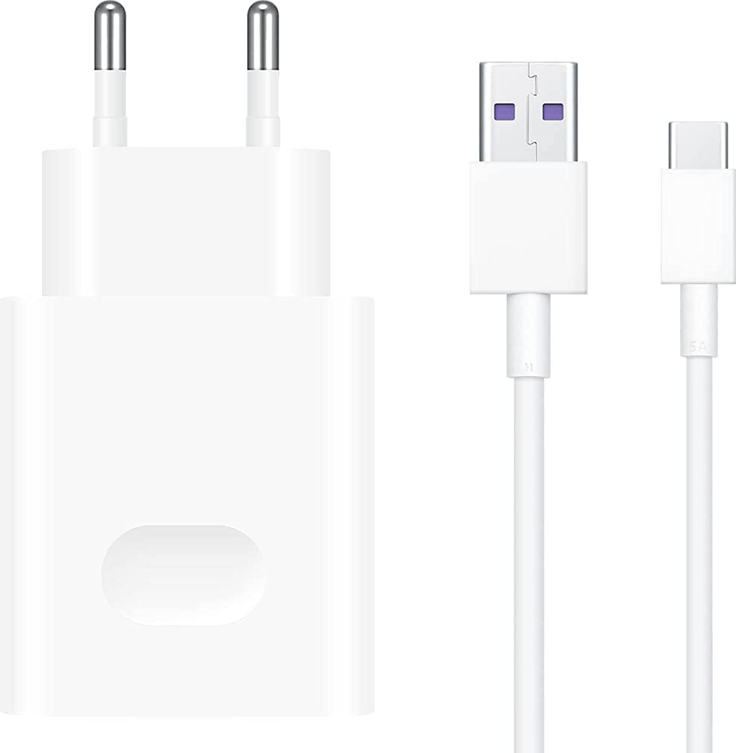Huawei CP84 Mains Supercharge USB C 2.0 Charger, 40W, Whit