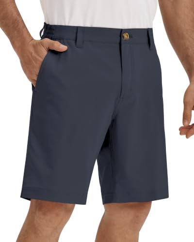 33,000ft Men's Golf Shorts, 9" Stretch Quick Dry, Sandalwood Grey 36W
