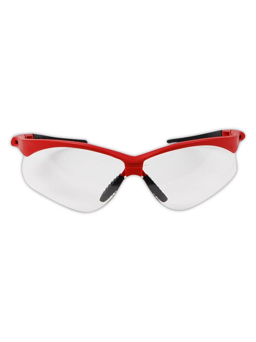 MAGID Y777RMC Gemstone Y777 Wraparound Safety Glasses, Red Matte Finish, Standard (3 Pair)
