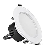 LE 8W 3.5-Inch LED Recessed Lighting, 75W Halogen Bulbs Equivalent, Not Dimmable, LED Driver Included, 400lm, Warm White, 3000K, 90 Beam Angle, Recessed Ceiling Lights, Recessed Lights, LED Downlight