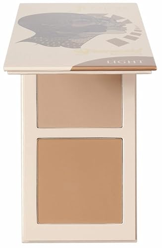 Juvia's Place Bronzed Duo Bronzer Light - Soft Matte Bronzer, Contour Powder, Bronzer Pressed Powder, Long-Wearing & Buildable Bronzing Powder - Suitable for Light to Fair Skin Tone