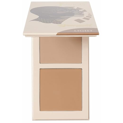 Juvia's Place Bronzed Duo Bronzer Light - Soft Matte, Contour, Bronzer Pressed Powder, Long-Wearing & Buildable Bronzing Powder - Suitable for Light to Fair Skin Tone