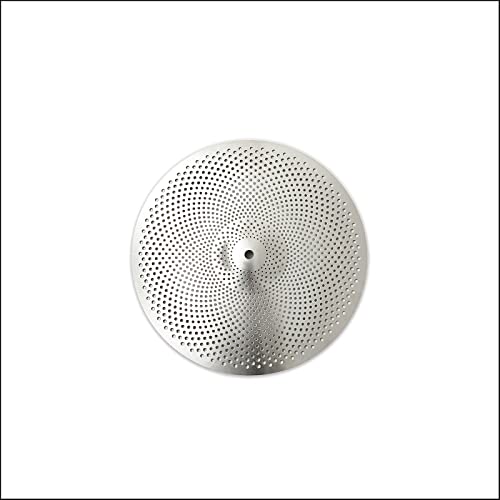 Low Volume 6" Splash Cymbal, 6 Inches Practice Splash Cymbal, Quiet Splash Cymbal (Silver) #TOP5