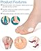 Corn Pads for Toes, Oval Corn Cushions with Self Adhesive, Soft Foam Callus Cushions for Bottem of Foot, Protects Toes, Heel Form Rubbing and Friction, Pain Relief from Calluses, Corns, Blisters