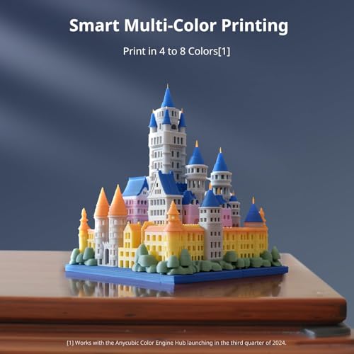 Image of 3IDEA Kobra 3 Combo 3D Printer Smart Multicolor Filament Printing(4 to 8 Colors), 600 mm /s High Speed FDM 3D Printer, LeviQ 3.0 Auto-Leveling, 250 * 250 * 260mm Larger Printing Size