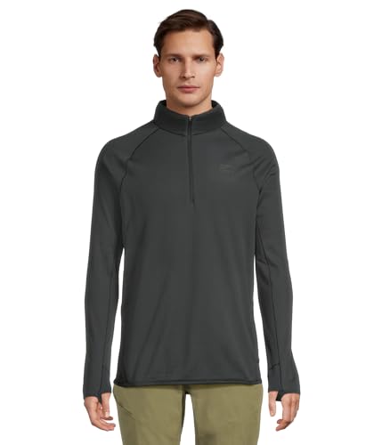 Mountain Hardwear Mens Airmesh™ Half Zip, Dark Storm, Small