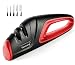 Kitchen Knife Sharpener, Manual 2-lots Sharpening Tool with Coarse Fine Grinding System, Restore and Polish Blade, Hand-held Blade Sharpeners for Fruit Knife, Kitchen Knife, Slicing Knife