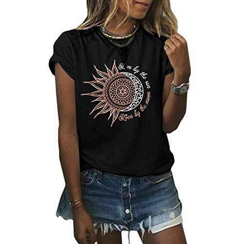 T-shirt femme Cicy Bell haut d'ete noir ample taille L