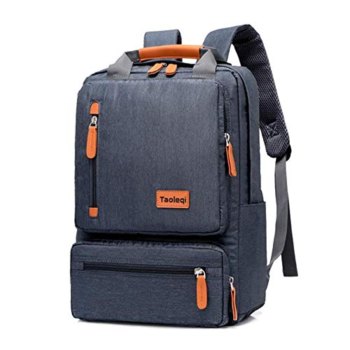 Laptoptasche Rucksack Mode Männer Casual Computer Rucksack Licht 15,6 Zoll Laptop Lady Diebstahlsicherung Reiserucksack Grau Student Schultasche