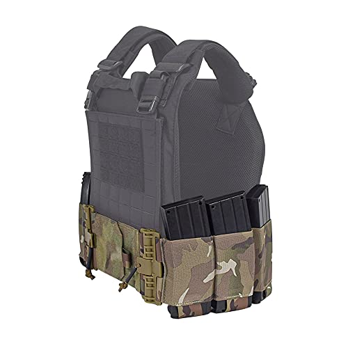 Sinairsoft Elastic Plate Carrie Cummerbund Quick Release Buckle With Ar Magazine Pouches Mc #TOP2
