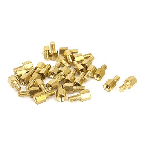 Motherboard M3 5mm+6mm Female to Male Standoffs Screw Hex Spacer 30pcs-image-34