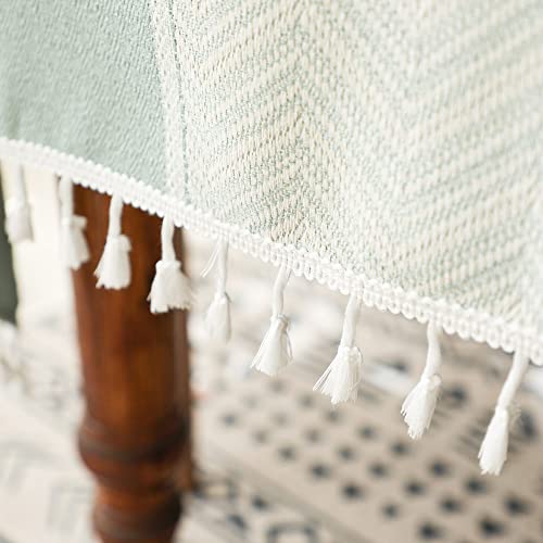 Nappe pour table en lin lavable pour protéger et embellir sans effort
