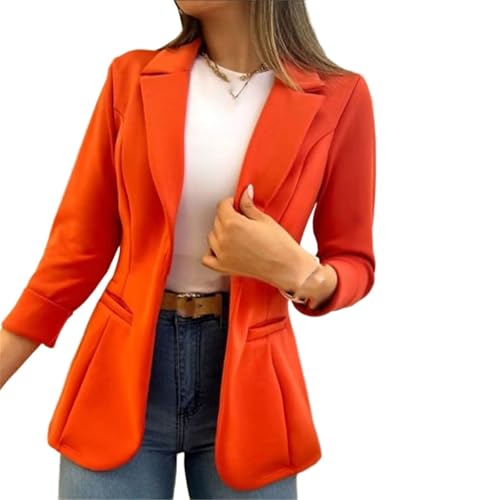 Blazer automne hiver pour femme fluide et sans fermeture