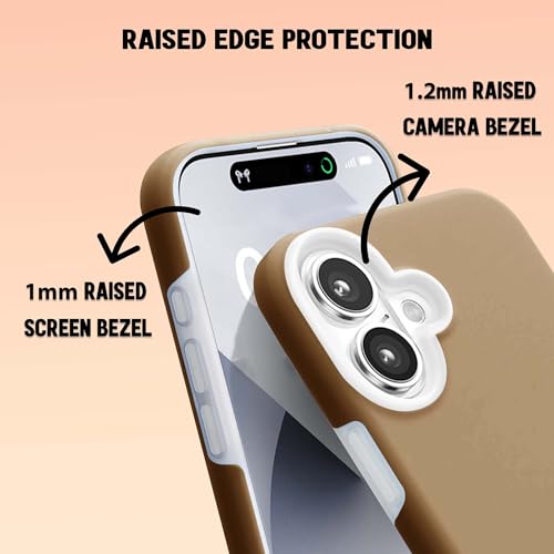 Image of Kratos Soft Silicone Case Cover Compatible with iPhone 16 Plus - Everyday Comfort Protection, Wireless Magnetic Charging Case with Raised Edge Camera & Screen Protection, Shock-Resistant Design