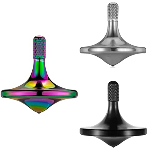 Precision Metal Spinning Top, LOQATIDIS Spin Smooth for A Long Time Best Spin Time Over 8 Minutes