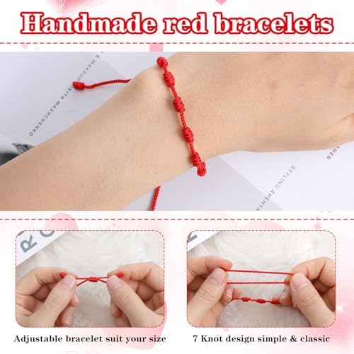 12 Pulseras de Cuerda Roja Ajustables 41m7w98JgvL. AC SR38. SL1000