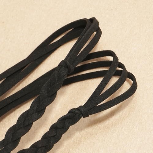 Women's Boho Braided Waist Belt Bohemian Woven Belt with Vintage Tassels for Dresses4