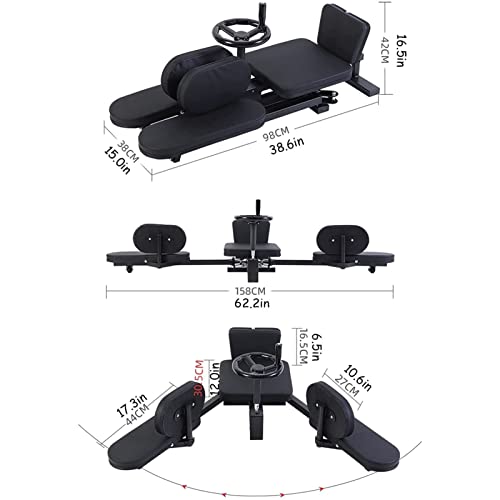 Image of Heavy Duty Leg Splits Machine Splits Trainer Improve Leg Flexibility Stretch Ligament Extends 180 Degrees Shaping The Leg Waist and Hip Line for Home Gym Fitness Dan C (D)