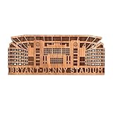 Inspired Indigo University of Alabama Crimson Tide Bryant-Denny Stadium Wall Art, UA Hanging Decor Gifts for Dad, Man Cave, Bar, Game Room, Dorm, Office, NCAA Football Officially Licensed, Small Size