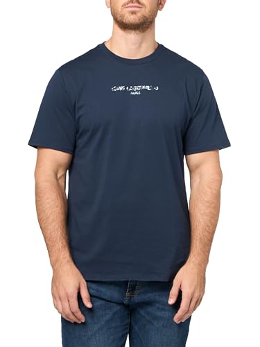 T-Shirt texturé manches courtes col rond homme mode été stretch