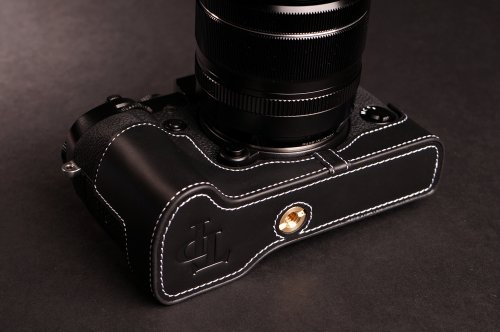 Étui Fujifilm X-T1 cuir noir pour protéger le boîtier des chocs - 6