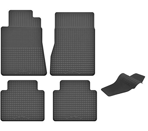 Gummimatten mit Tunnel kompatibel mit Mercedes SL R129 (1989-2001) ideal angepasst 5-Teile EIN Set