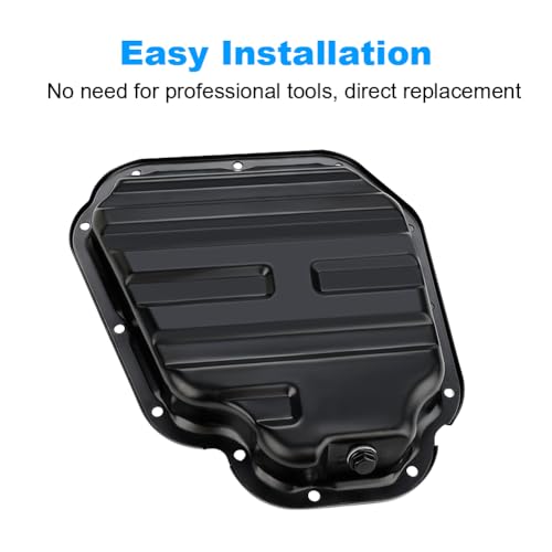Image of Engine Oil Pan with Drain Plug Compatible with 264-363 Nissan Altima