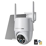 MUBVIEW 4G LTE Cellular Security Camera Wireless Outdoor, No WiFi Security Camera, Solar-Powered Bat