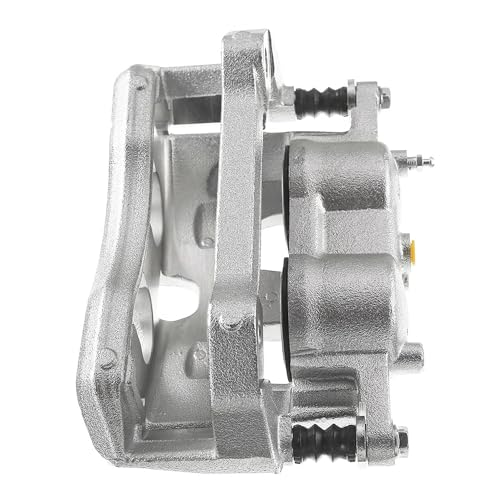 Image of Detroit Axle - Front Right Brake Caliper for Ford 2012-2020 F-150, 2011-2013 2015-2017 Lobo, Passenger Side Brake Caliper with Bracket 2016 Replacement