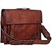 Komal's Passion Leather 18 Inch Retro Leather Briefcase Laptop Messenger Bag