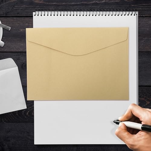 Sobres de carta kraft con cierre rápido para proteger tarjetones de boda 50 unidades 6
