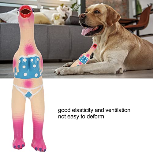 Brinquedos de borracha para cães de galinha gritando frango divertido brinquedo interativo novidade