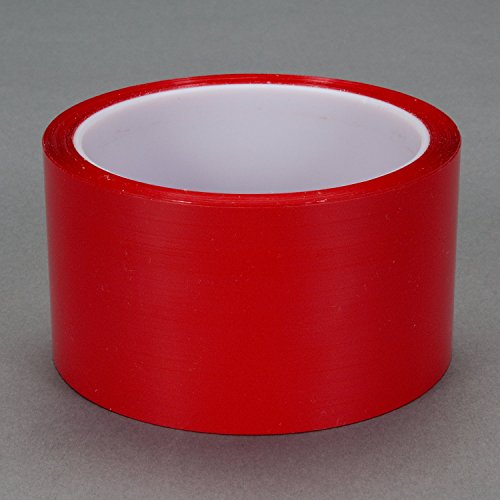 3M(TM) Polyester Film Tape 850 Red, 2 in x 72 yd 1.9 mil, 24 per case Bulk