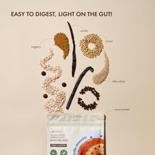 Image of Cosmix No-Nonsense Protein Pancake Sachet | Vanilla Choco Chip 40g