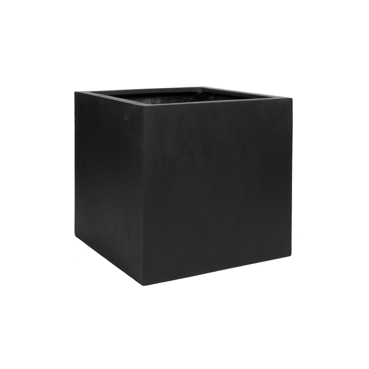 Amazon.com : Black Square Planter Box Indoor & Outdoor - Elegant