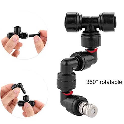 Mornajina PPUS16501 360 Degree Rotating Reptiles Fogger Mist Maker Cooling System Mist Nozzles thumb #1