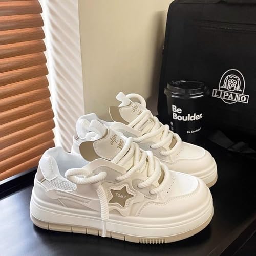 Star Shoes Walking Sneakers for Women Breathable Sporty Charm Cute Chunky Comfort Insole for Women Girl Walking Fit Well4