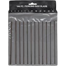 Jewelers Piercing Saw Blade Set, 144Pc Saw Blades Jeweler Metalworking Metal Cutting Jewelry Repair Cutting Metal Tools