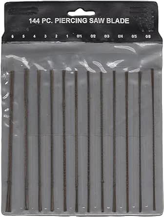 144 PCS Herkules Jeweler's Saw Blades Size 1/0 - German Made, Superior Quality