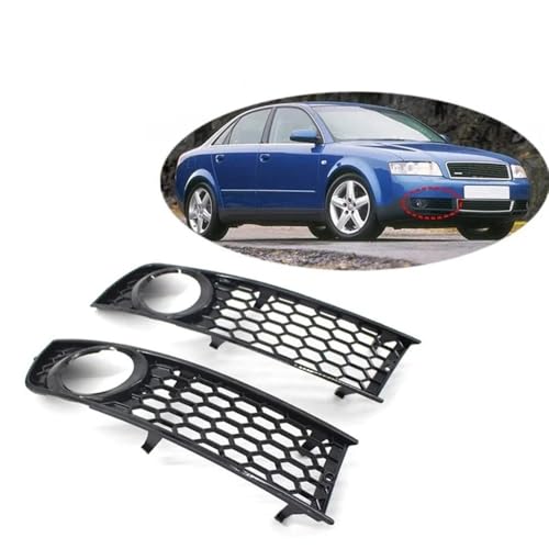 Rejillas luz antiniebla en panal hexagonal para parachoques de coche A4 B6 2