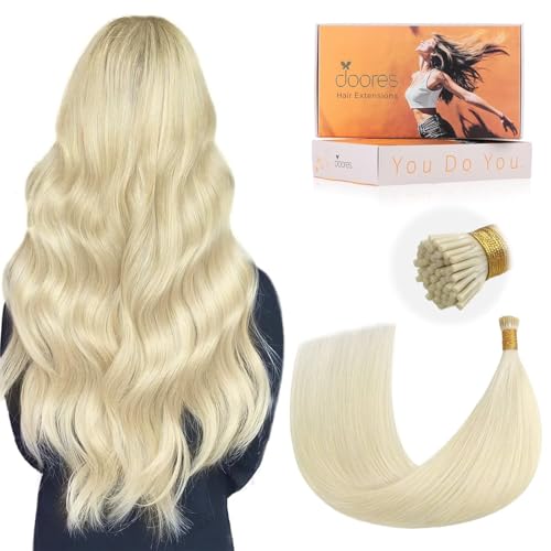 DOORES I Tip Hair Extensions Hair Extensions Real Human Hair,