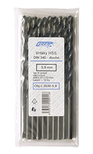 HSS Broca en espiral DIN 340 (Largo ), Rollo Laminado En - Ø 12.5 / Arbeitslänge = 134
